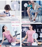 Folding Telescopic Rechargeable Mini Stand Fan